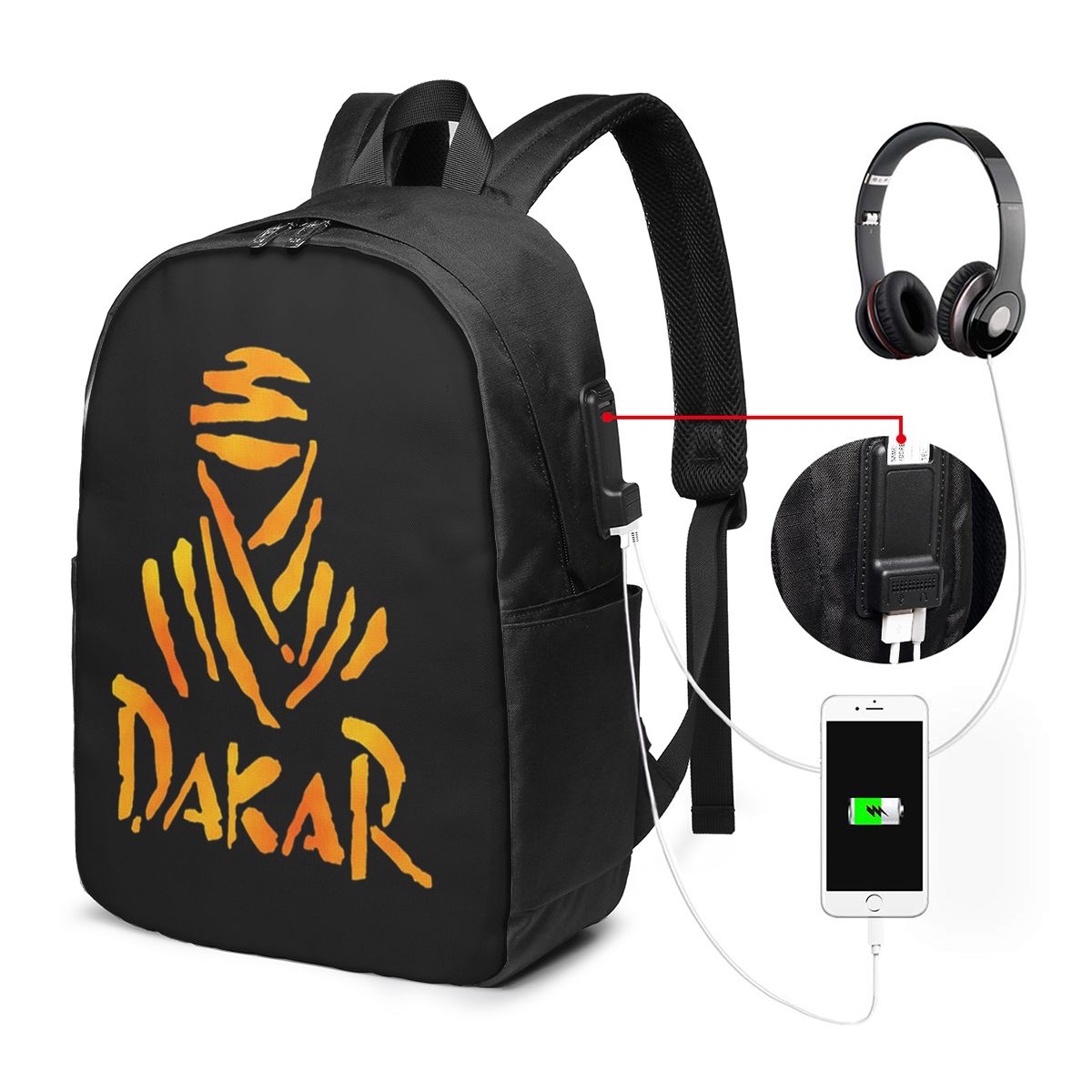 Women'S Bags Travel - Dakar Rally Motorcycle Backpack Travel Notebook