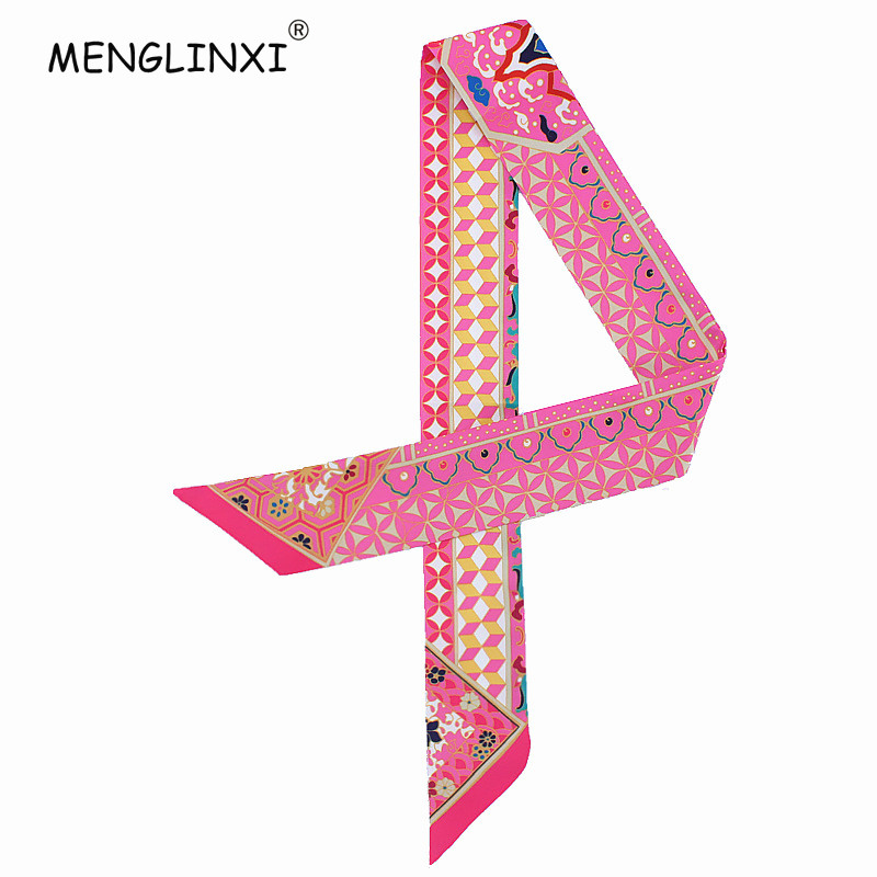 Women Bags Luxury Brands - New Geometric Floral Print Silk Scarf