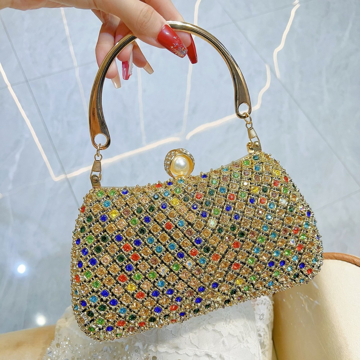 New Cross-border Dinner Diamon - Women'S Elle Bags 评论和价格