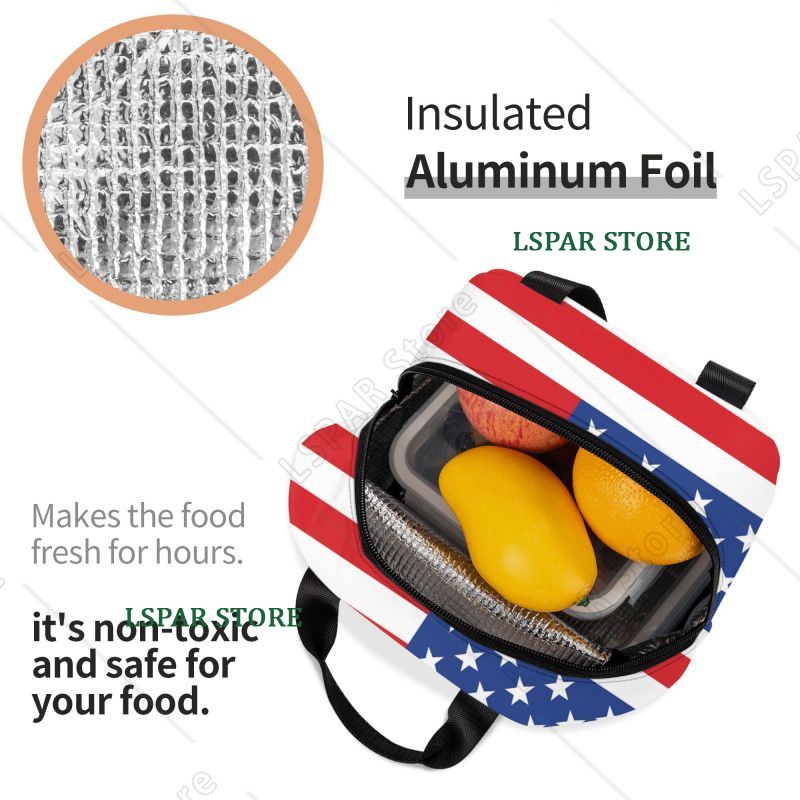 USA American Flag Thermal Insu - Women Bags Usa 评论和价格