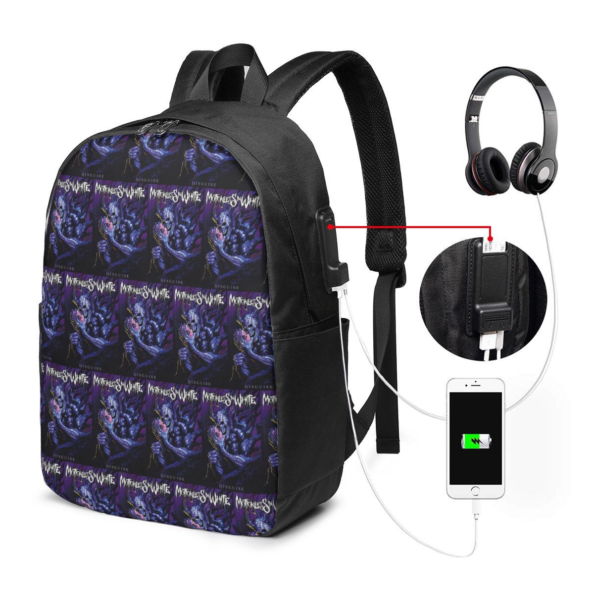 Motionless In White Backpack T - Women'S Bags Travel 评论和价格
