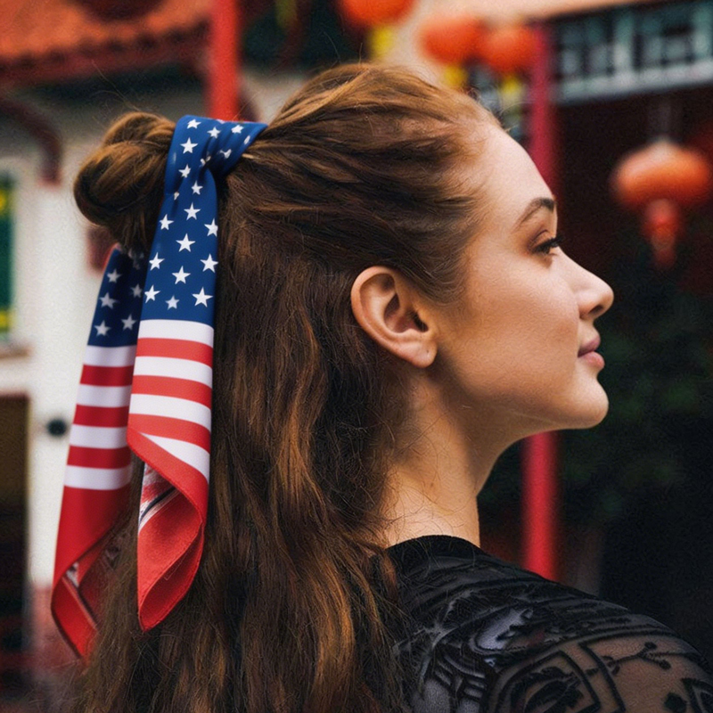 USA Flag Print Satin Skinny Sc - Women Bags Usa 评论和价格