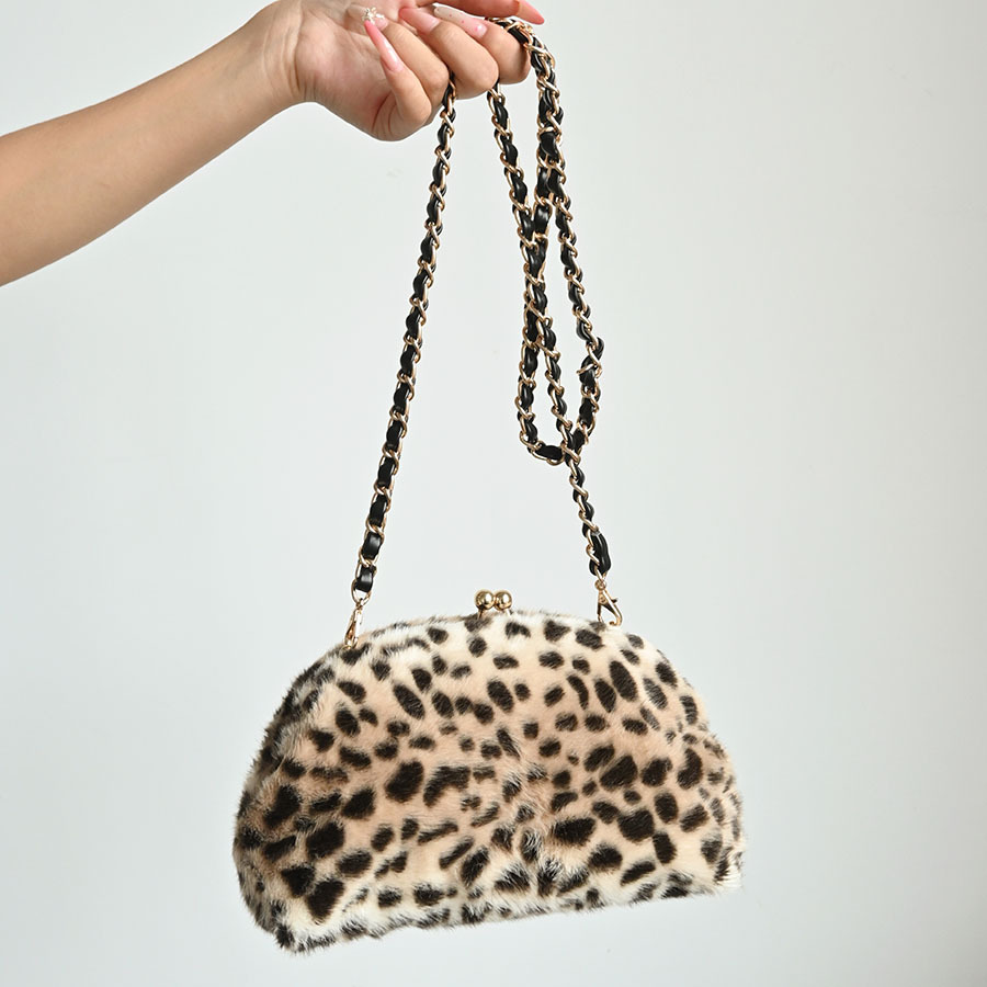 Autumn Winter Leopard Print Pl - Women Bags Max 评论和价格