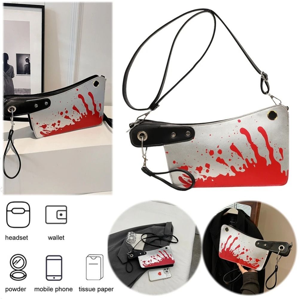 2024 Gothic Shoulder Bag PU Le - Mini Purse Chain 评论和价格