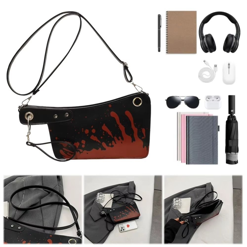 2024 Gothic Shoulder Bag PU Le - Mini Purse Chain 评论和价格