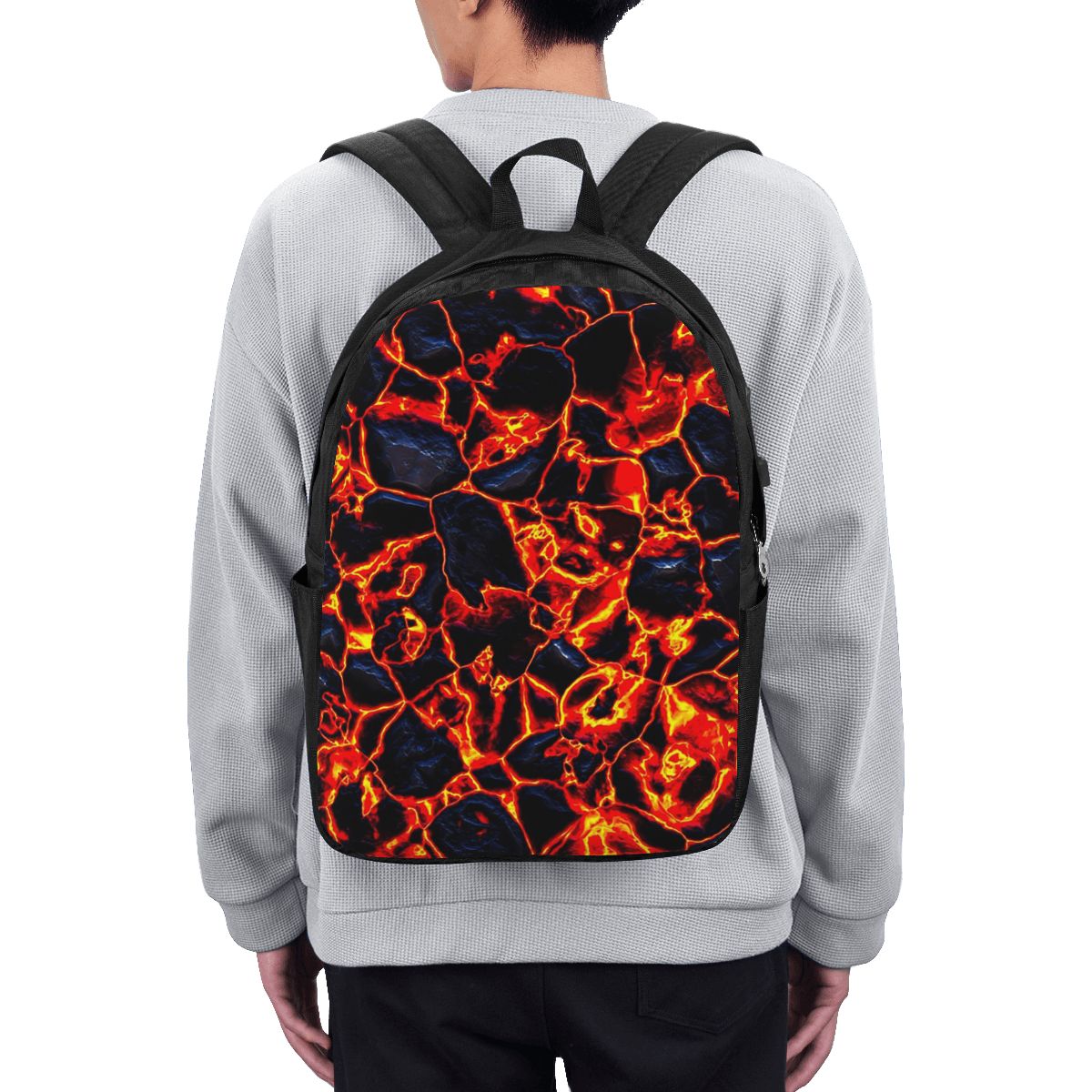 Magma Volcano Lava Fire Backpa - Women'S Bags Travel 评论和价格