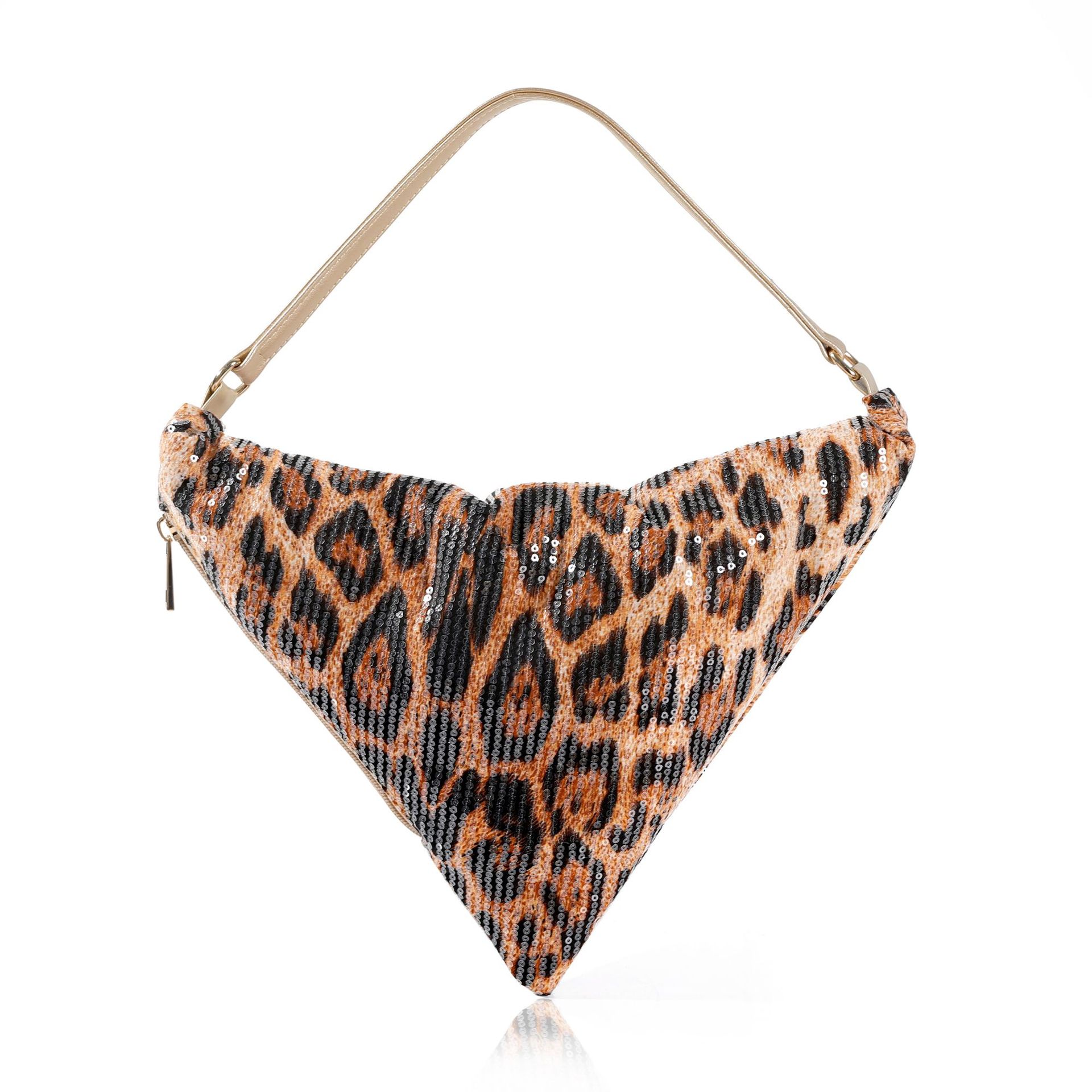 Leopard print crescent bag sho - Women Bags In Trend 评论和价格