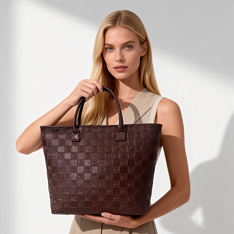 Light Luxury Deep Brown Quilte - Women'S Vegan Bags 评论和价格