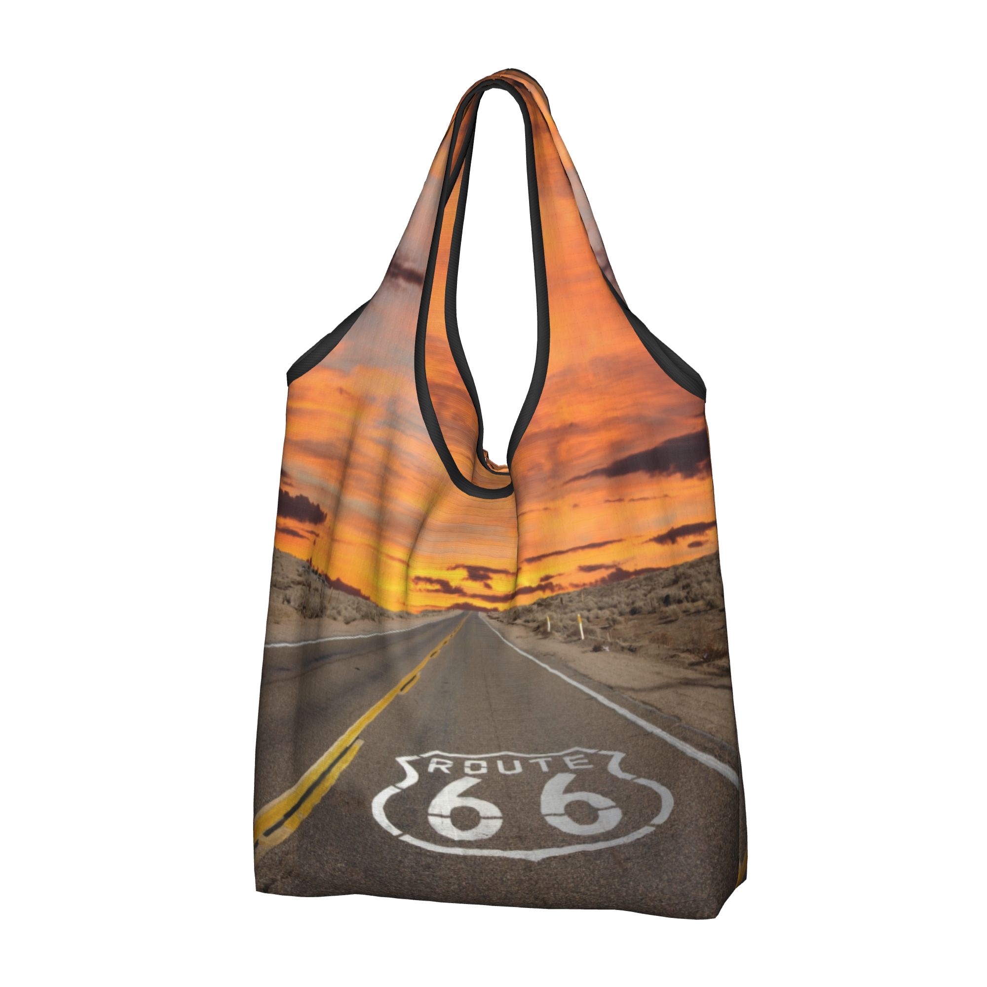 Route 66 Grocery Shopping Tote - Women Bags Usa 评论和价格