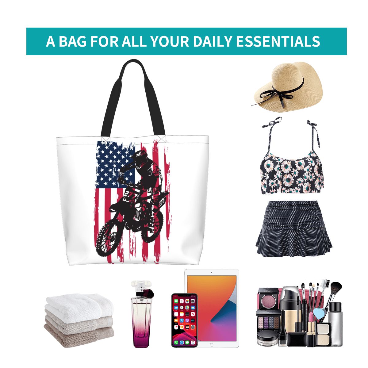 Dirt Bike Motocross USA Americ - Women Bags Usa 评论和价格