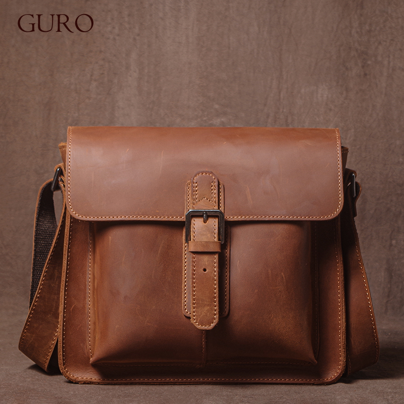GURO Luxury Brand Genuine Leat - Women Bags In Trend 评论和价格