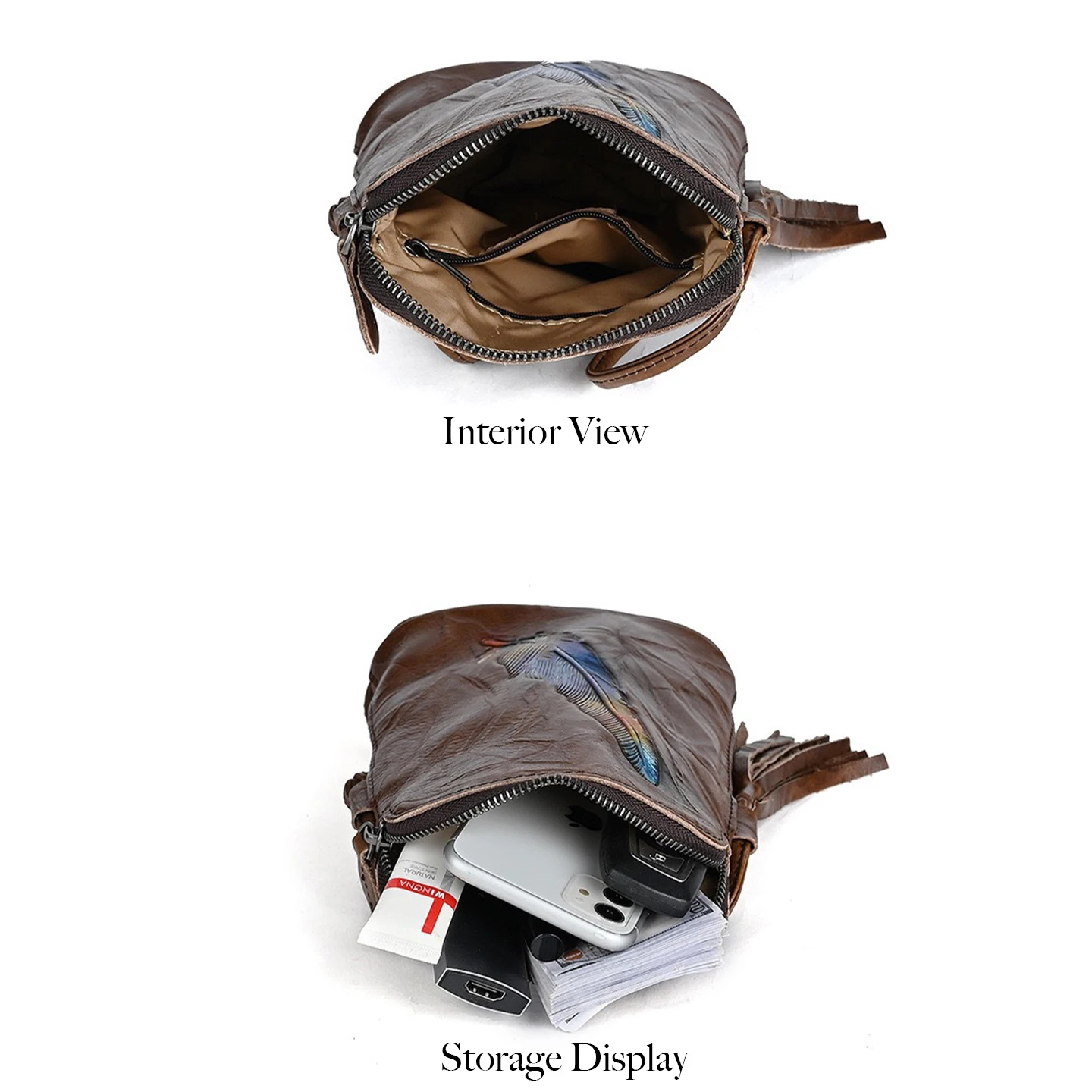 Women Mini Genuine Cowhide Cro - Women Bags Max 评论和价格