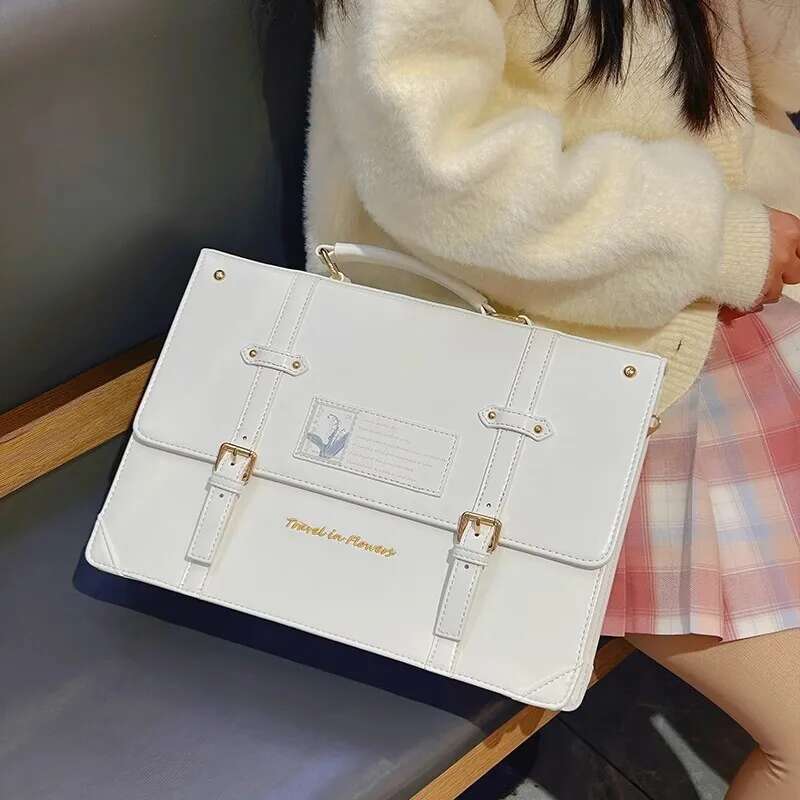 Y2K Preppy Style Large Capacit - Women'S Xl Bags 评论和价格