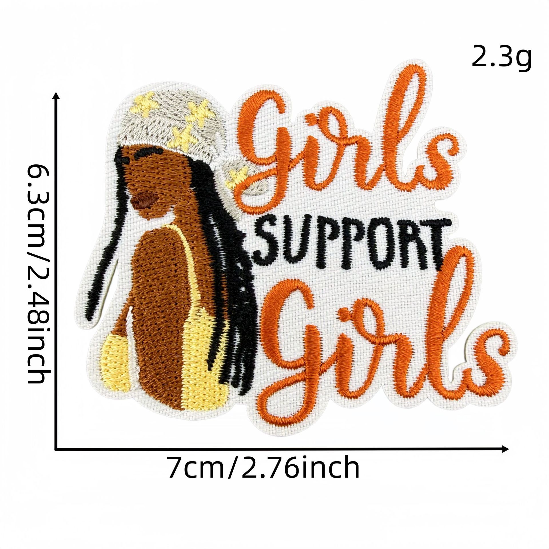 Black Girl Iron On Patches Emb - Women Bags Pictures 评论和价格