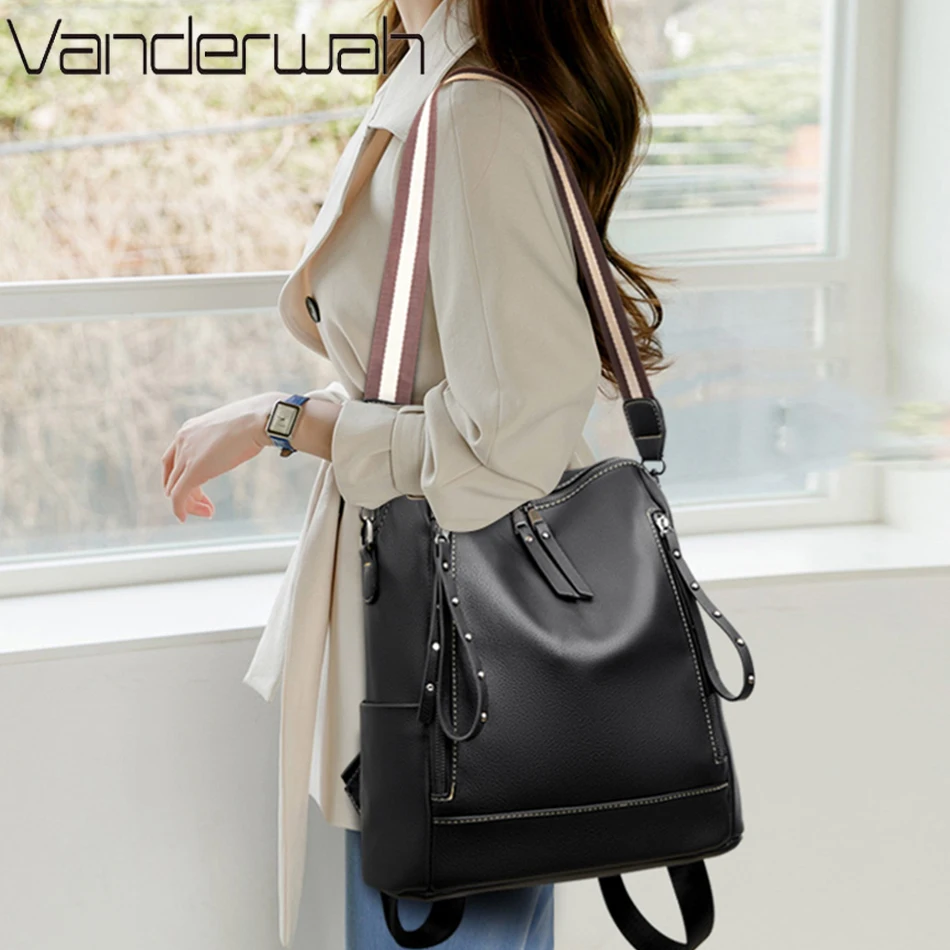 Brand Luxury Backpacks Soft Le - Women Bags Luxury Brands 评论和价格