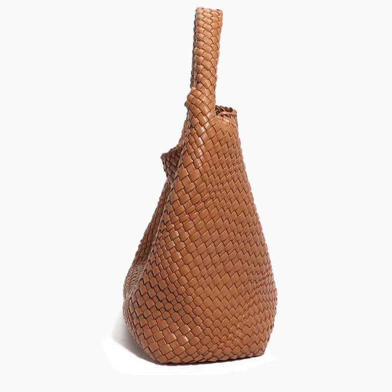 Women Woven Vegan Leather Tote - Women'S Vegan Bags 评论和价格