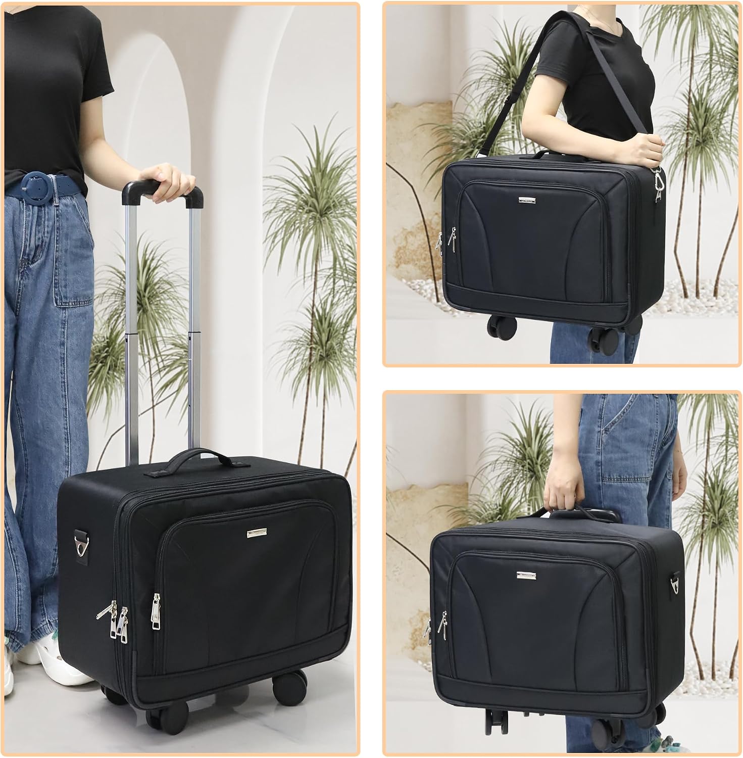 Extra Large Rolling Makeup Tra - Women'S Bags Travel 评论和价格