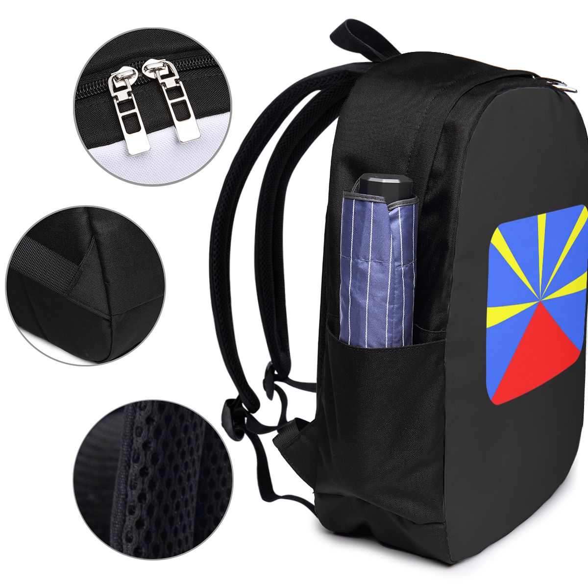 974 Reunion Island Flag Backpa - Women'S Bags Travel 评论和价格