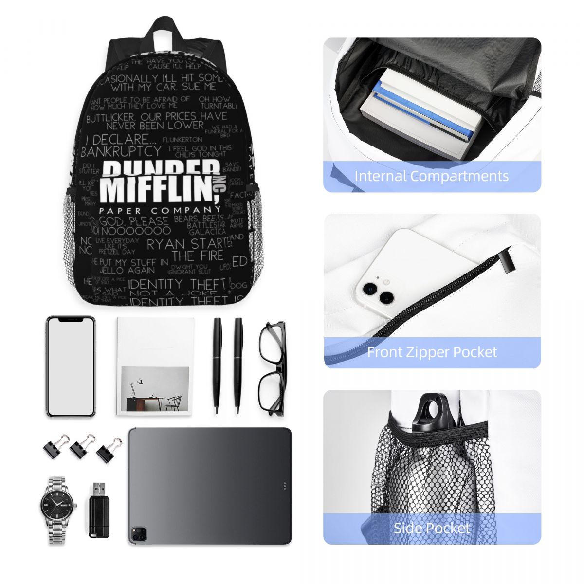 The Office Quotes Dunder Miffl - Women Bags Company 评论和价格