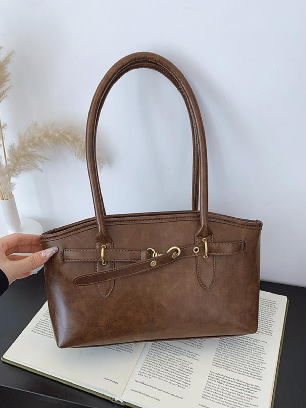 Retro Large Capaci ell ape oul - Women'S Elle Bags 评论和价格
