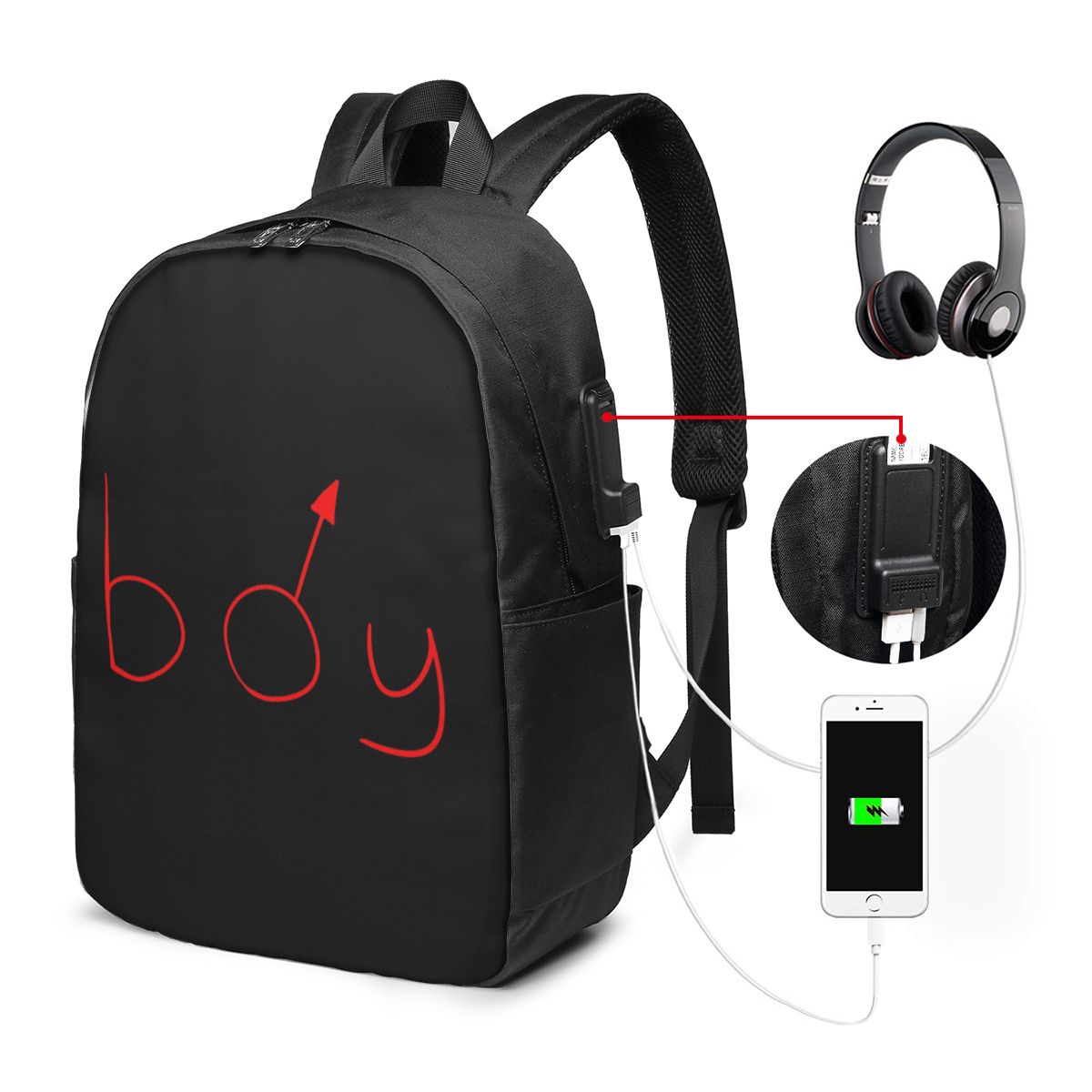 Boymoder Hat And Shirt Backpac - Women'S Bags Travel 评论和价格