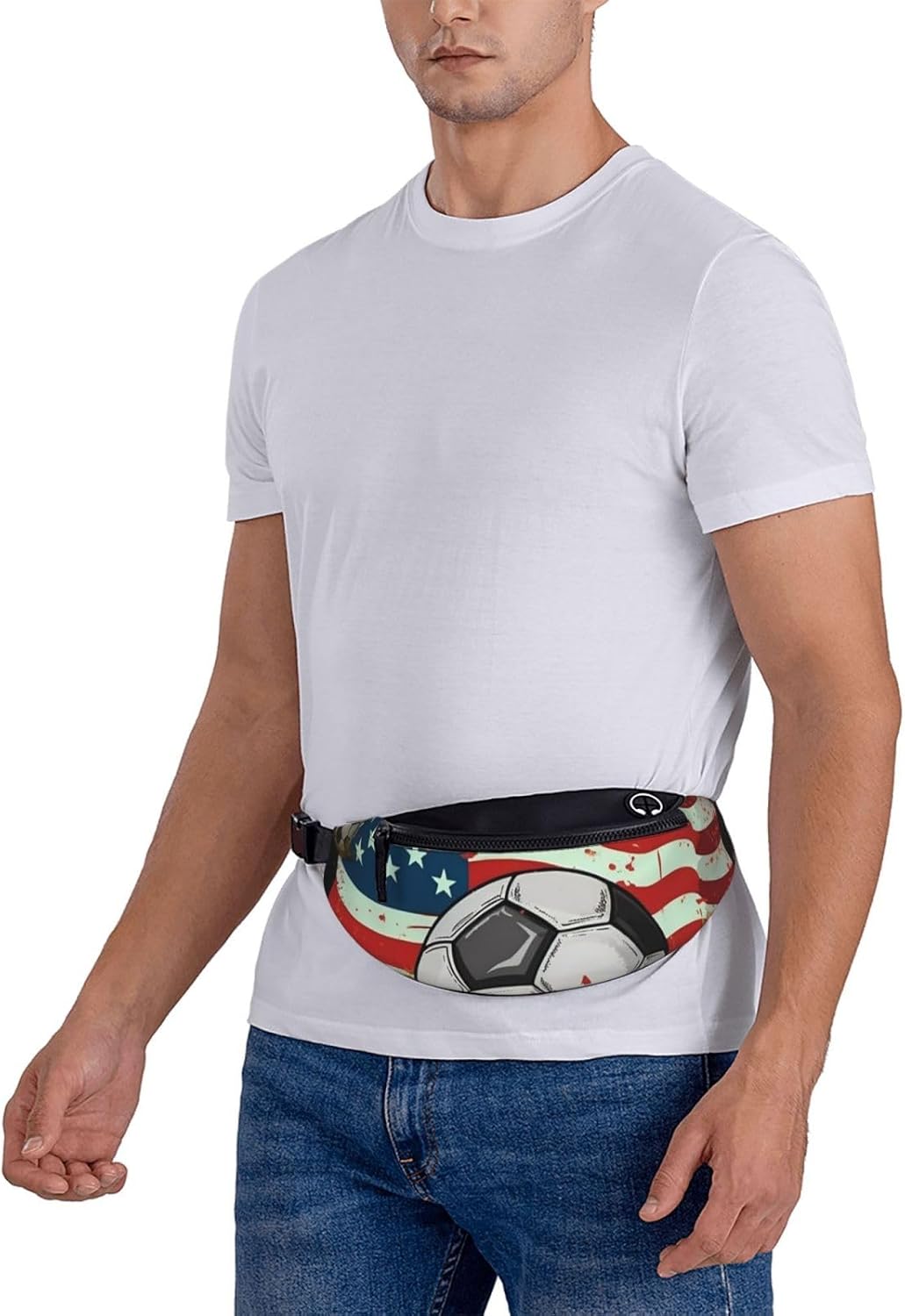 Soccer USA American Flag Fanny - Women Bags Usa 评论和价格