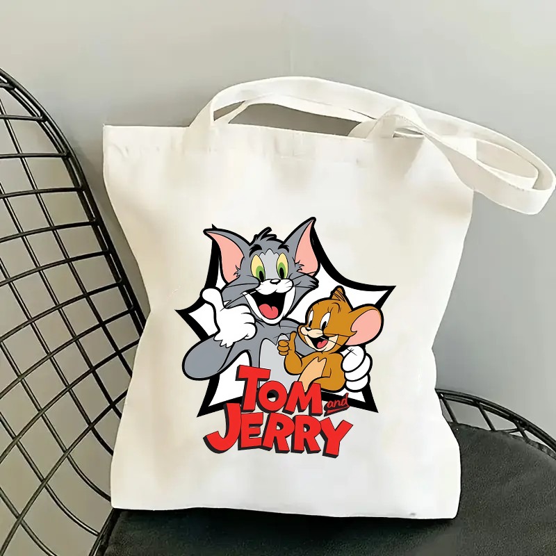Tom and Jerry Cute Canvas Bag  - Women'S Xl Bags 评论和价格