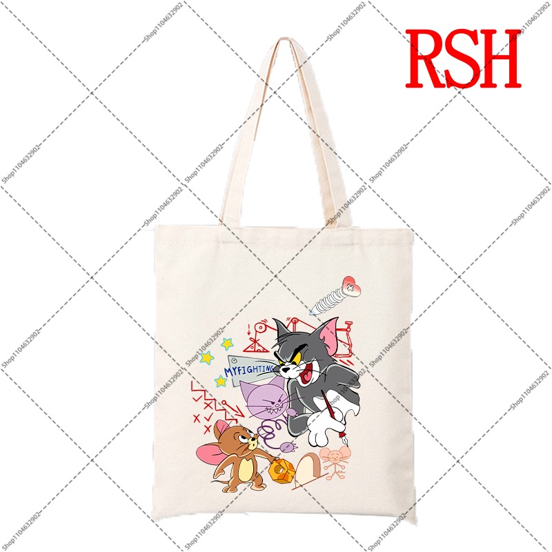 Tom and Jerry Cute Canvas Bag  - Women'S Xl Bags 评论和价格