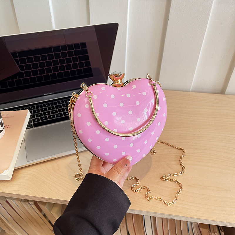 Cute Heart Shape Mini Bags Swe - Mini Purse Chain 评论和价格