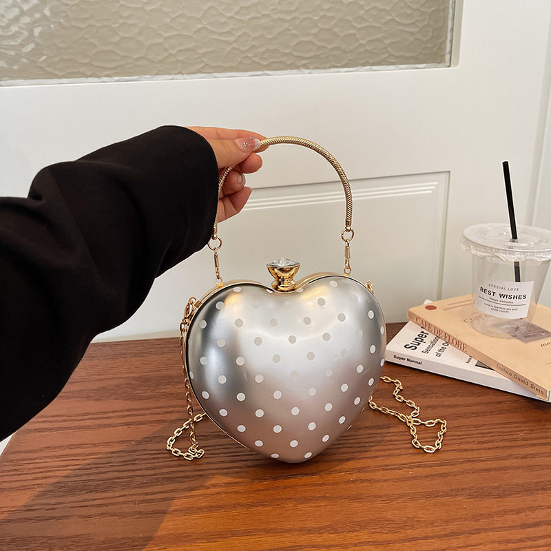 Cute Heart Shape Mini Bags Swe - Mini Purse Chain 评论和价格