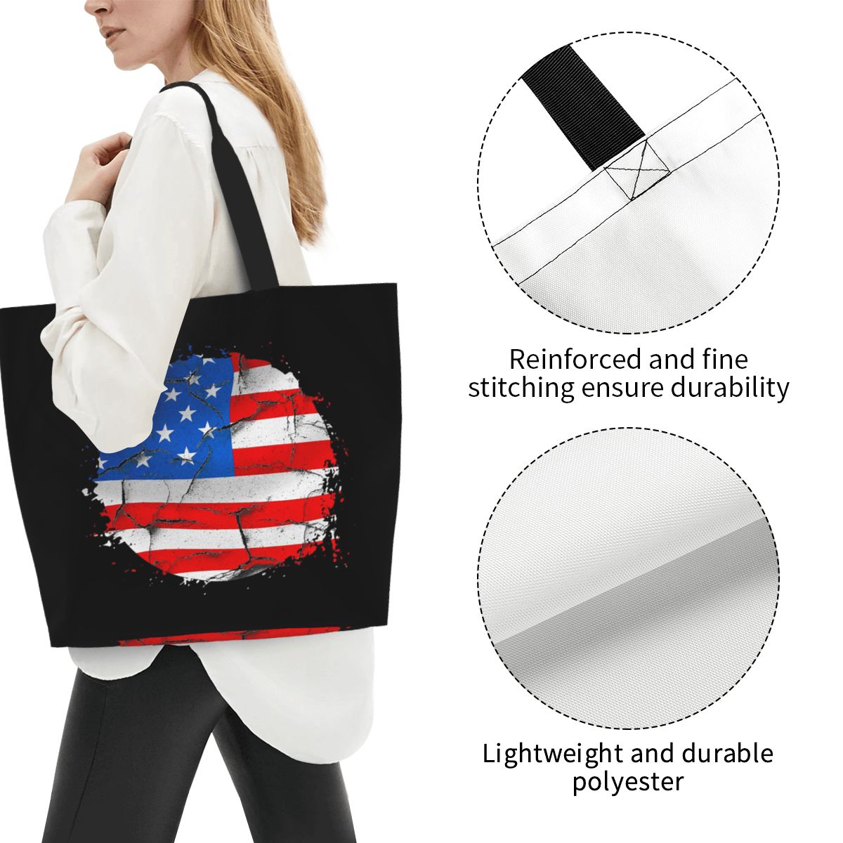 USA America American Flag Shop - Women Bags Usa 评论和价格
